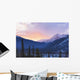 Sunrise Lights The Clouds Pink Above The Sentinel Range Wall Mural