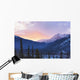 Sunrise Lights The Clouds Pink Above The Sentinel Range Wall Mural
