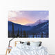 Sunrise Lights The Clouds Pink Above The Sentinel Range Wall Mural