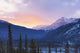Sunrise Lights The Clouds Pink Above The Sentinel Range Wall Mural