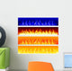 Vector fire banners Wall Mural