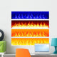 Vector fire banners Wall Mural