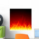 Vector fire background Wall Mural