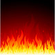 Vector fire background Wall Mural