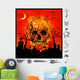 Grunge halloween background Wall Mural