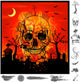 Grunge halloween background Wall Mural