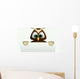 Chouette Avec Panneau Wall Decal