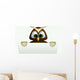 Chouette Avec Panneau Wall Decal