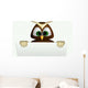 Chouette Avec Panneau Wall Decal