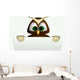 Chouette Avec Panneau Wall Decal