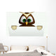 Chouette Avec Panneau Wall Decal