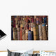 Morocco, Marrakech, Traditional rugs for sale Wall Mural