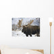 Bull moose in the chugach mountains;Alaska, united states of america Wall Mural