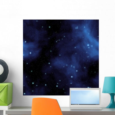 Star Field shown on a wall