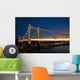 UK, England, Albert Bridge at night Wall Mural
