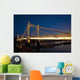 UK, England, Albert Bridge at night Wall Mural
