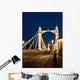 UK, England, Albert Bridge at night Wall Mural