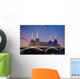 UK, England, View of Battersea Power Station from Chelsea Bridge Wall Mural