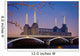 UK, England, View of Battersea Power Station from Chelsea Bridge Wall Mural