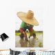 Planting new rice;Chiang mai thailand Wall Mural