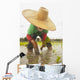 Planting new rice;Chiang mai thailand Wall Mural