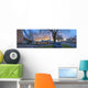 UK, Panoramic view of cityscape at dusk Wall Mural
