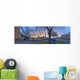 UK, Panoramic view of cityscape at dusk Wall Mural