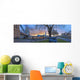 UK, Panoramic view of cityscape at dusk Wall Mural