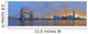 UK, City Hall and Tower Bridge at sunset from River Thames Wall Mural