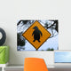 Attention Manchot Wall Decal