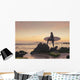 Spain, Andalusia, Cadiz, Costa de la Luz, Surfer on beach Wall Mural