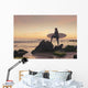 Spain, Andalusia, Cadiz, Costa de la Luz, Surfer on beach Wall Mural