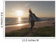 Spain, Andalusia, Cadiz, Costa de la Luz, Surfer on beach Wall Mural