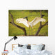Jabiru stork spreads its wings on a nest;Pantanal brazil Wall Mural