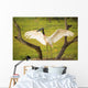 Jabiru stork spreads its wings on a nest;Pantanal brazil Wall Mural