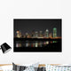 Downtown Dallas Texas Night Wall Decal
