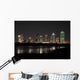 Downtown Dallas Texas Night Wall Decal