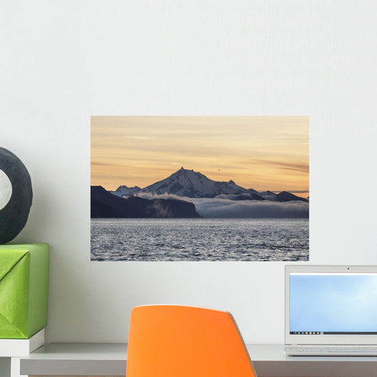 Frosty Peak On The Alaska Peninsula From Ikatan Bay Near False Pass Wall Mural