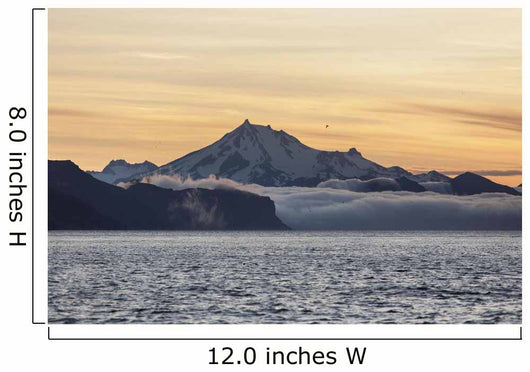 Frosty Peak On The Alaska Peninsula From Ikatan Bay Near False Pass Wall Mural