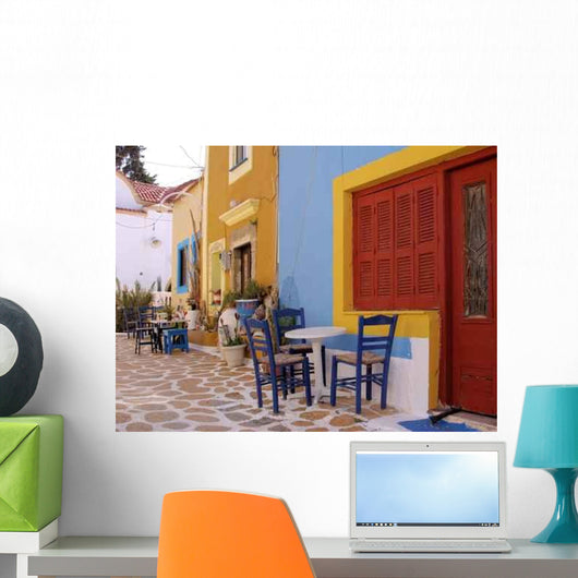 Colorful Greece Wall Decal
