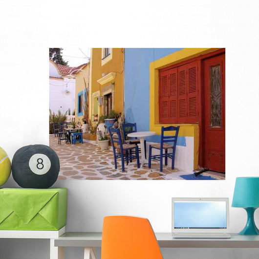 Colorful Greece Wall Decal