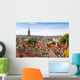 Above Oxford. England Wall Mural