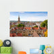 Above Oxford. England Wall Mural