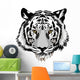 Tiger head.Vector Wall Decal