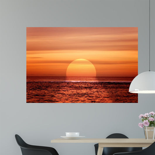 Beautiful Sea Sunset Wall Decal