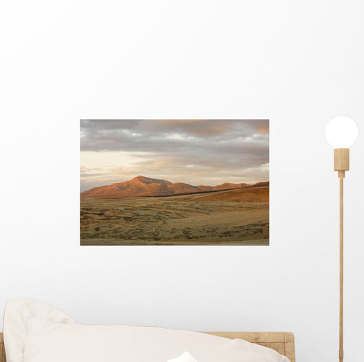 The Great Kobuk Sand Dunes Under An Arctic Midnight Sunset Wall Mural