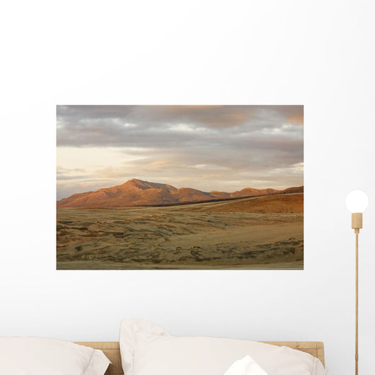 The Great Kobuk Sand Dunes Under An Arctic Midnight Sunset Wall Mural