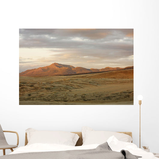 The Great Kobuk Sand Dunes Under An Arctic Midnight Sunset Wall Mural