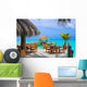 Cafe Beach Wall Decal