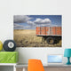 Weather-Beaten Farm Truck In Field Wall Mural